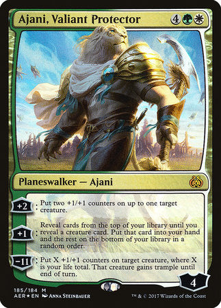 Ajani, Valiant Protector [Aether Revolt] | Event Horizon Hobbies CA