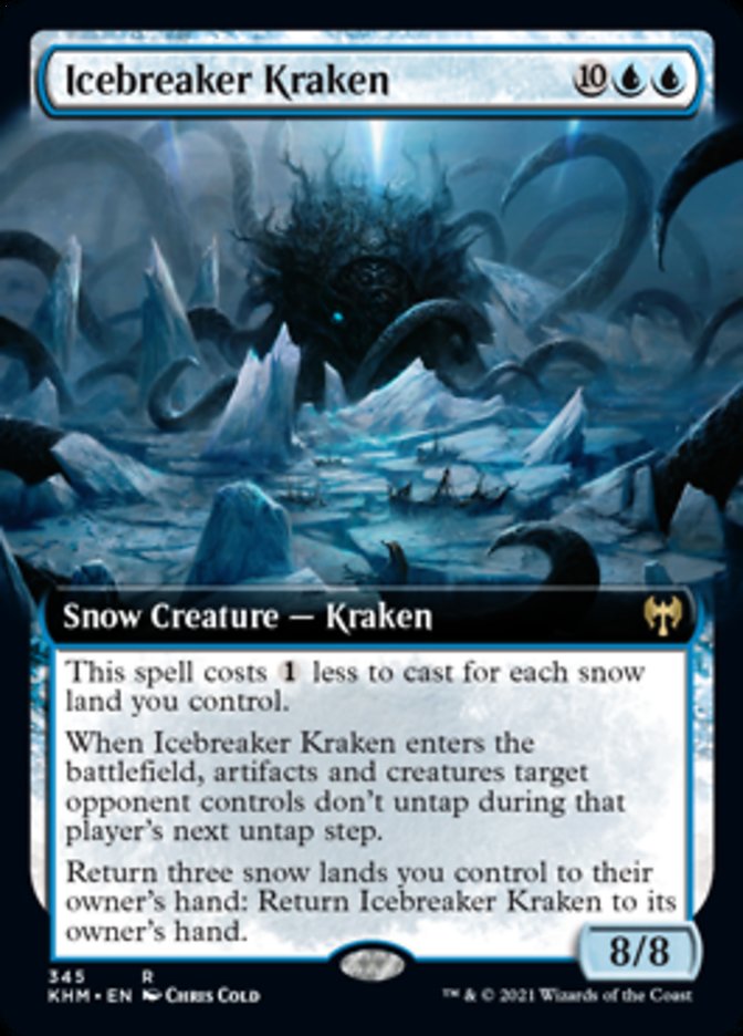 Icebreaker Kraken (Extended Art) [Kaldheim] | Event Horizon Hobbies CA