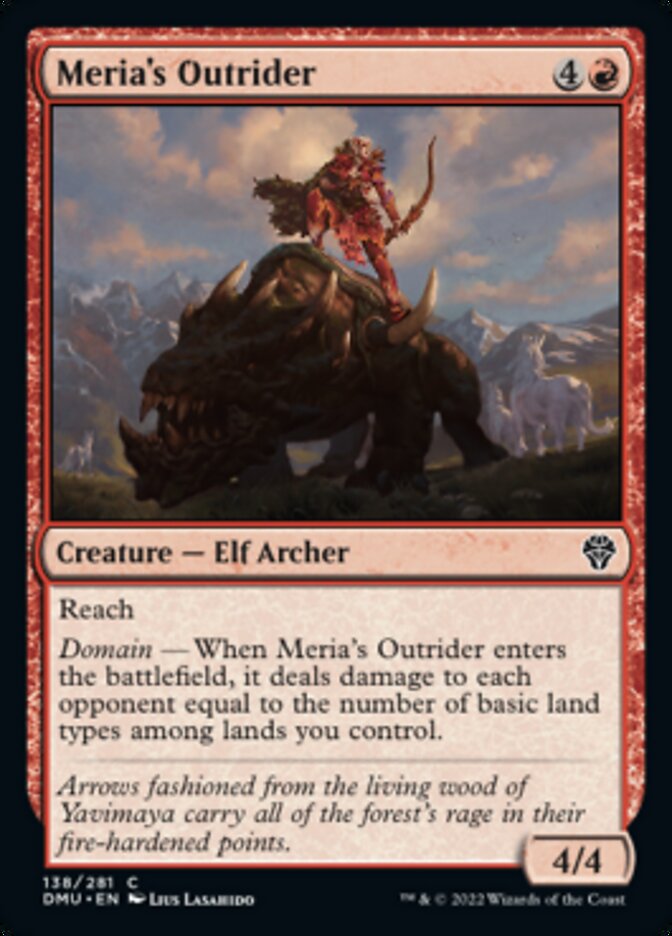 Meria's Outrider [Dominaria United] | Event Horizon Hobbies CA