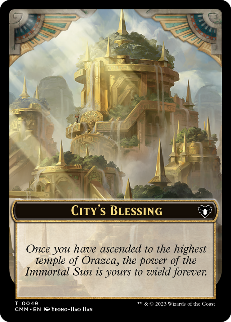 City's Blessing // Ogre Double-Sided Token [Commander Masters Tokens] | Event Horizon Hobbies CA