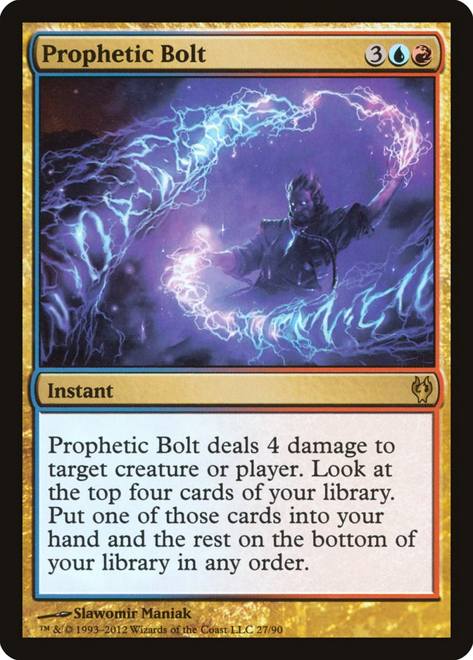 Prophetic Bolt [Duel Decks: Izzet vs. Golgari] | Event Horizon Hobbies CA