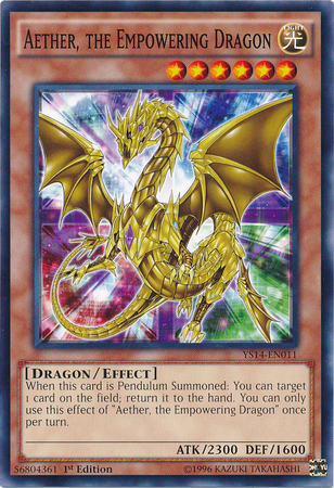 Aether, the Empowering Dragon [YS14-EN011] Common | Event Horizon Hobbies CA