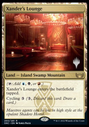 Xander's Lounge (Promo Pack) [Streets of New Capenna Promos] | Event Horizon Hobbies CA