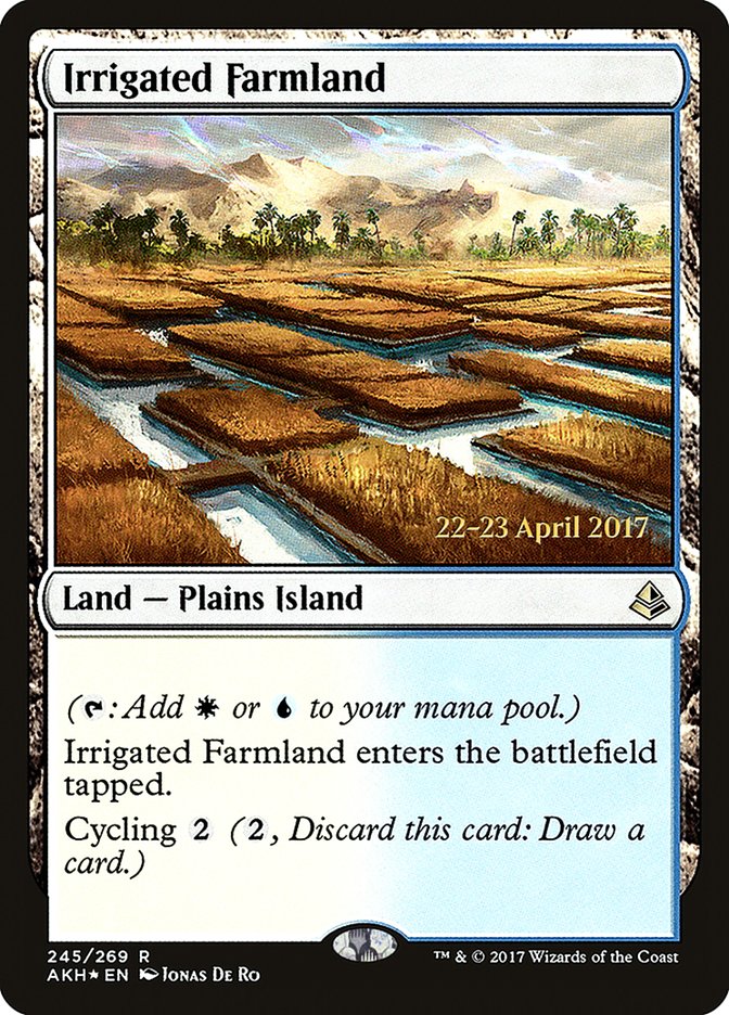 Irrigated Farmland  [Amonkhet Prerelease Promos] | Event Horizon Hobbies CA