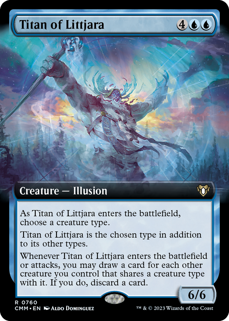 Titan of Littjara (Extended Art) [Commander Masters] | Event Horizon Hobbies CA
