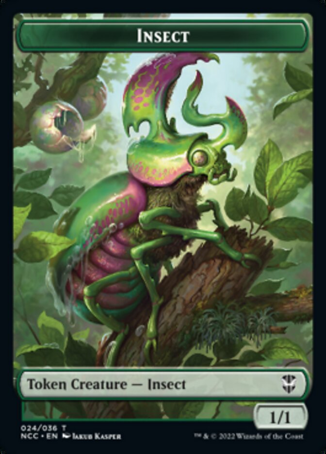Ogre // Insect Double-sided Token [Streets of New Capenna Commander Tokens] | Event Horizon Hobbies CA