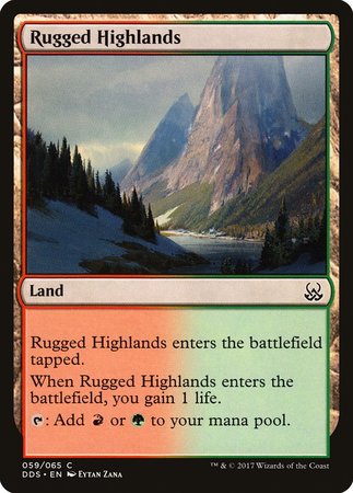 Rugged Highlands [Duel Decks: Mind vs. Might] | Event Horizon Hobbies CA
