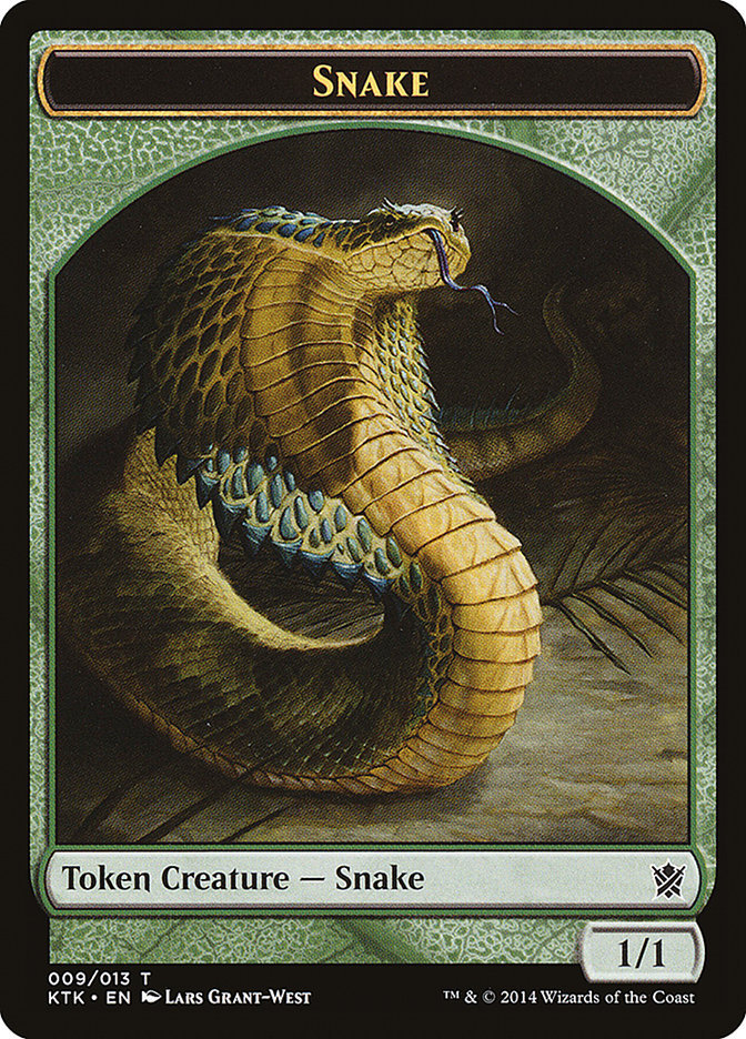 Snake [Khans of Tarkir Tokens] | Event Horizon Hobbies CA