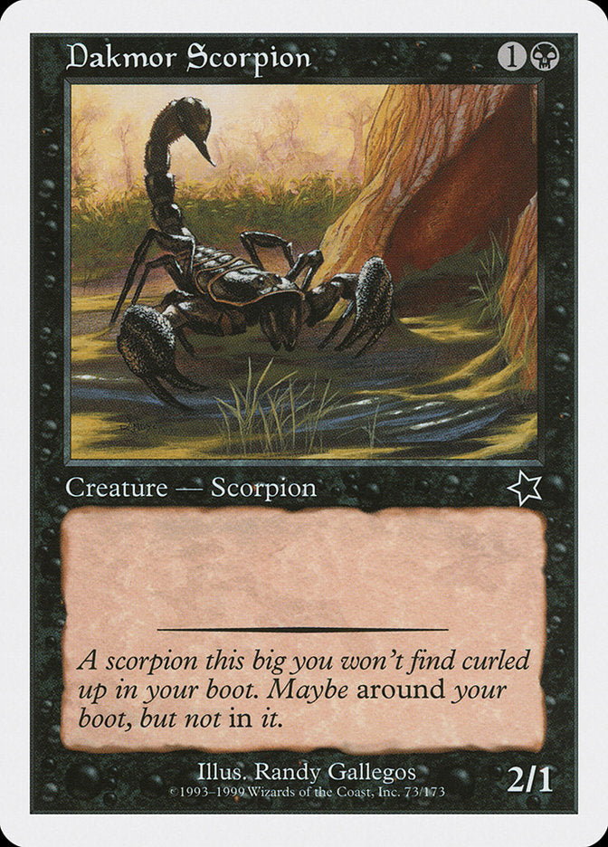 Dakmor Scorpion [Starter 1999] | Event Horizon Hobbies CA