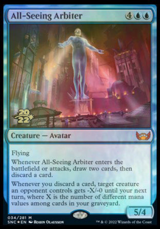 All-Seeing Arbiter [Streets of New Capenna Prerelease Promos] | Event Horizon Hobbies CA