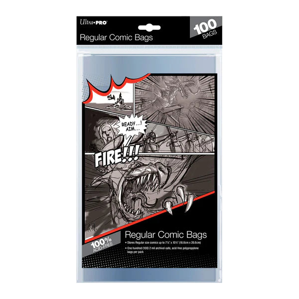 Comic Book Bags - Ultra Pro - Regular Bag | Event Horizon Hobbies CA