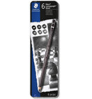 Staedtler - Mars Lumograph - Black Drawing Pencils (6pc)