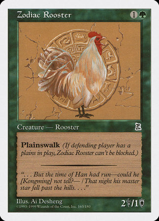 Zodiac Rooster [Portal Three Kingdoms] | Event Horizon Hobbies CA