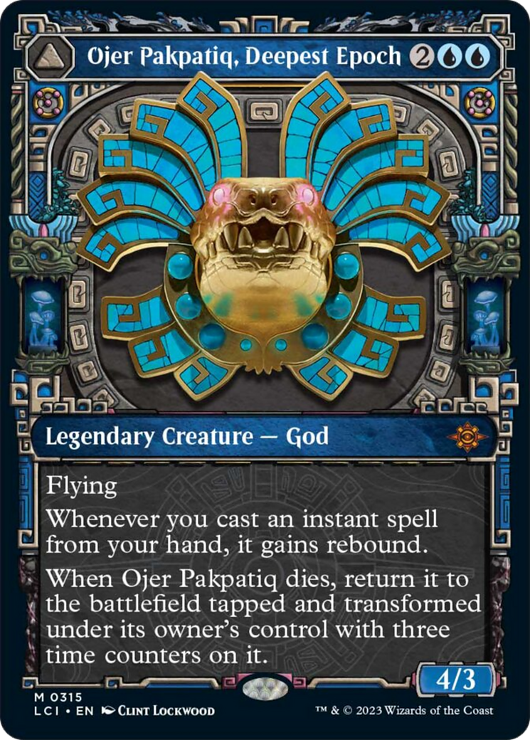 Ojer Pakpatiq, Deepest Epoch // Temple of Cyclical Time (Showcase) [The Lost Caverns of Ixalan] | Event Horizon Hobbies CA