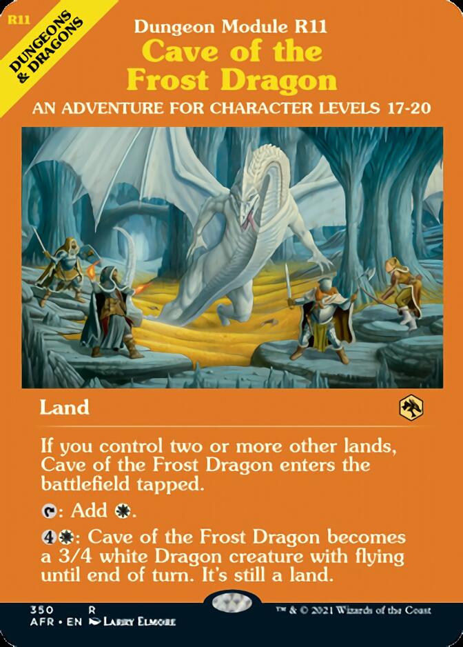 Cave of the Frost Dragon (Dungeon Module) [Dungeons & Dragons: Adventures in the Forgotten Realms] | Event Horizon Hobbies CA