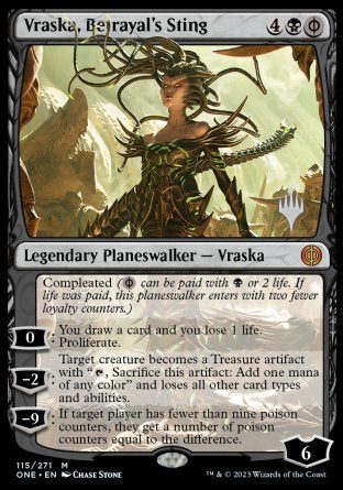 Vraska, Betrayal's Sting (Promo Pack) [Phyrexia: All Will Be One Promos] | Event Horizon Hobbies CA