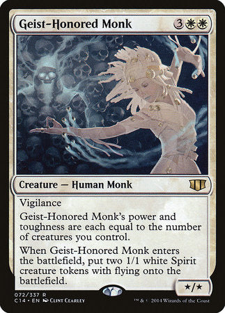 Geist-Honored Monk [Commander 2014] | Event Horizon Hobbies CA