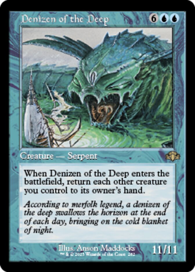 Denizen of the Deep (Retro) [Dominaria Remastered] | Event Horizon Hobbies CA