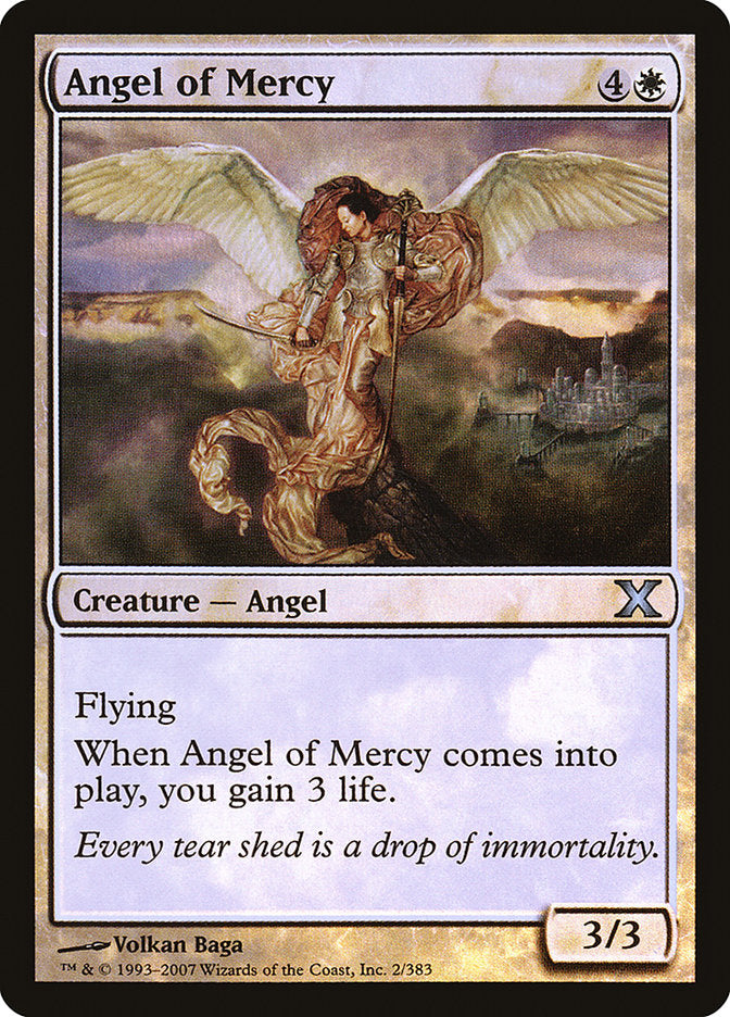 Angel of Mercy (Premium Foil) [Tenth Edition] | Event Horizon Hobbies CA