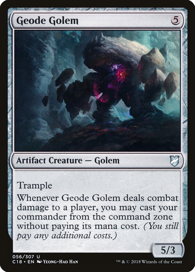 Geode Golem [Commander 2018] | Event Horizon Hobbies CA