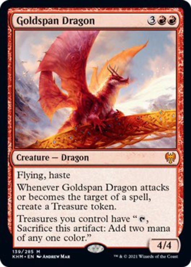 Goldspan Dragon [Kaldheim] | Event Horizon Hobbies CA