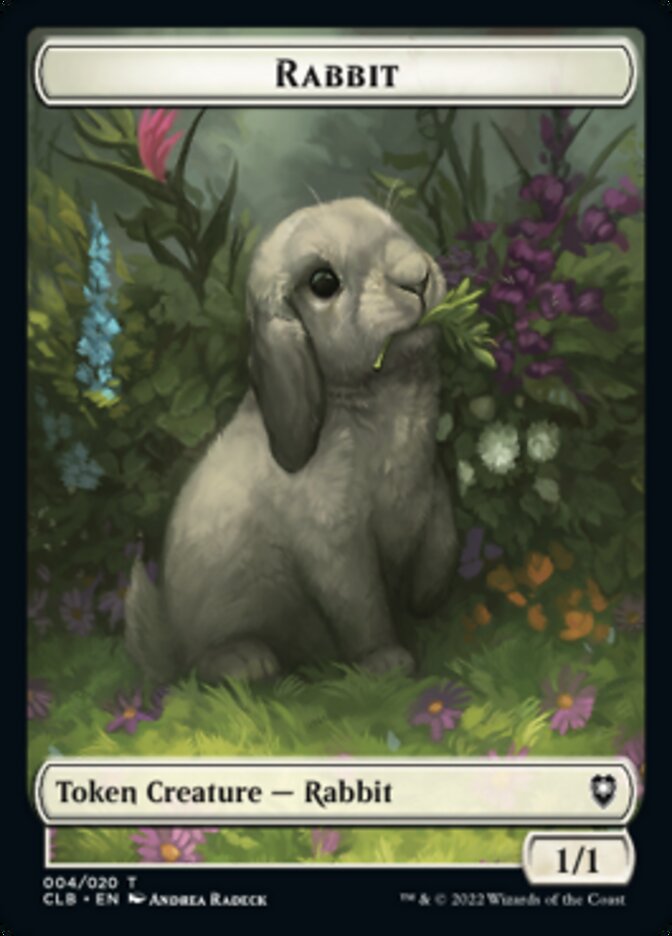 Treasure // Rabbit Double-sided Token [Commander Legends: Battle for Baldur's Gate Tokens] | Event Horizon Hobbies CA