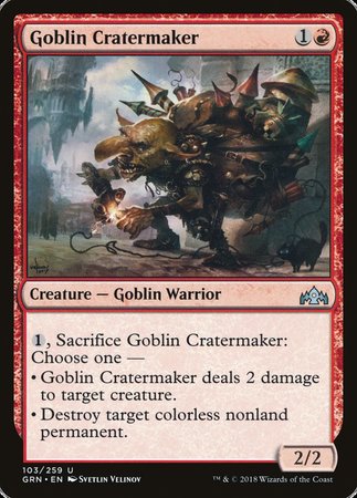 Goblin Cratermaker [Guilds of Ravnica] | Event Horizon Hobbies CA