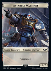Astartes Warrior // Cherubael Double-sided Token (Surge Foil) [Universes Beyond: Warhammer 40,000 Tokens] | Event Horizon Hobbies CA