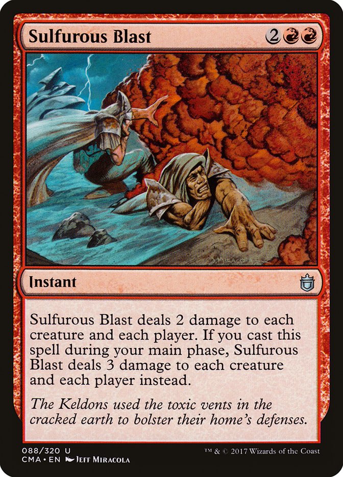 Sulfurous Blast [Commander Anthology] | Event Horizon Hobbies CA