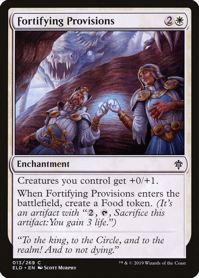 Fortifying Provisions [Throne of Eldraine] | Event Horizon Hobbies CA