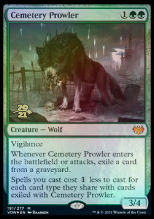 Cemetery Prowler [Innistrad: Crimson Vow Prerelease Promos] | Event Horizon Hobbies CA