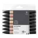 Winsor & Newton Promarker 12 + 1 Sets