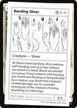 Banding Sliver (2021 Edition) [Mystery Booster Playtest Cards] | Event Horizon Hobbies CA