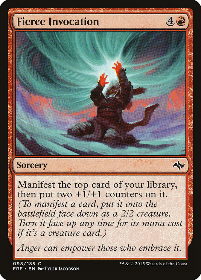 Fierce Invocation [Fate Reforged] | Event Horizon Hobbies CA