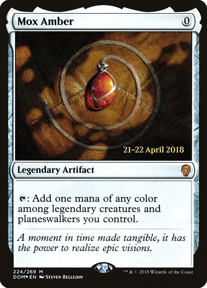 Mox Amber  [Dominaria Prerelease Promos] | Event Horizon Hobbies CA