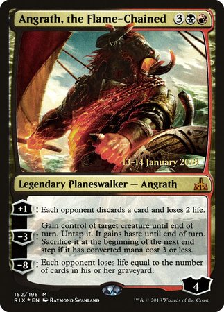 Angrath, the Flame-Chained [Rivals of Ixalan Promos] | Event Horizon Hobbies CA