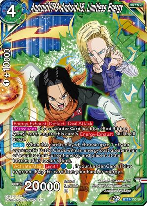 Android 17 & Android 18, Limitless Energy (BT17-135) [Ultimate Squad] | Event Horizon Hobbies CA