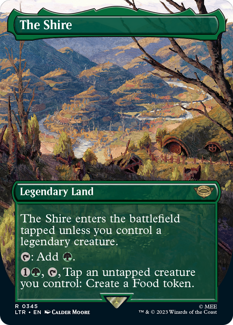 The Shire (Borderless Alternate Art) [The Lord of the Rings: Tales of Middle-Earth] | Event Horizon Hobbies CA