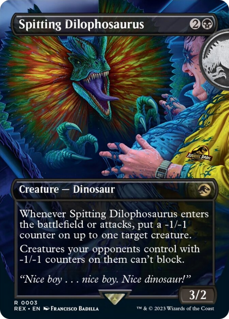 Spitting Dilophosaurus (Borderless) [Jurassic World Collection] | Event Horizon Hobbies CA
