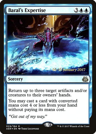Baral's Expertise [Aether Revolt Promos] | Event Horizon Hobbies CA