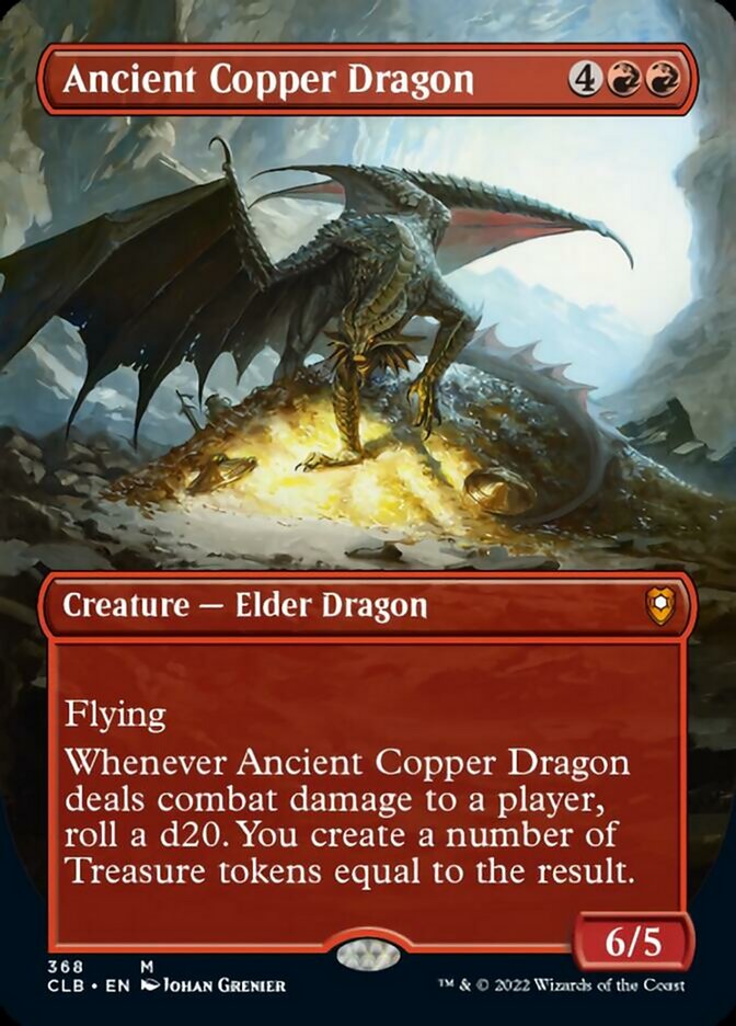 Ancient Copper Dragon (Borderless Alternate Art) [Commander Legends: Battle for Baldur's Gate] | Event Horizon Hobbies CA