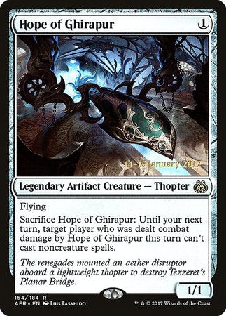 Hope of Ghirapur [Aether Revolt Promos] | Event Horizon Hobbies CA