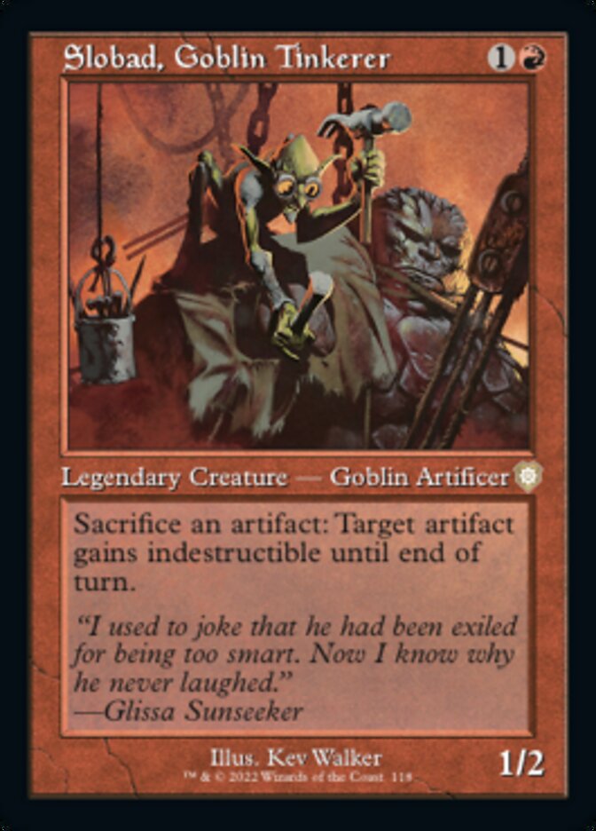 Slobad, Goblin Tinkerer (Retro) [The Brothers' War Commander] | Event Horizon Hobbies CA