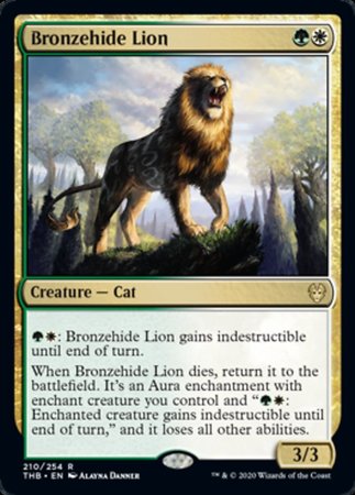 Bronzehide Lion [Theros Beyond Death] | Event Horizon Hobbies CA