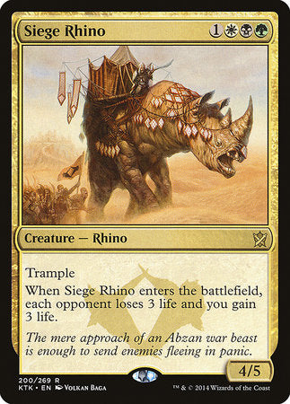 Siege Rhino [Khans of Tarkir] | Event Horizon Hobbies CA