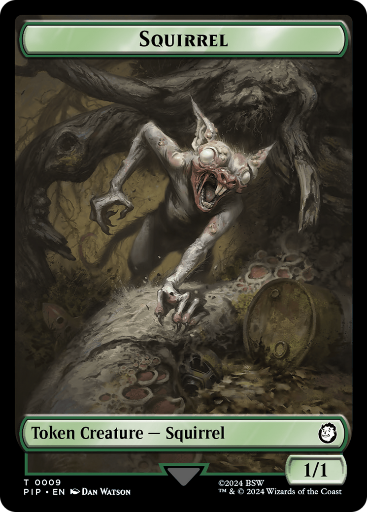 Food (013) // Squirrel Double-Sided Token [Fallout Tokens] | Event Horizon Hobbies CA