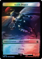 Alien Angel // Alien Insect Double-Sided Token (Surge Foil) [Doctor Who Tokens] | Event Horizon Hobbies CA
