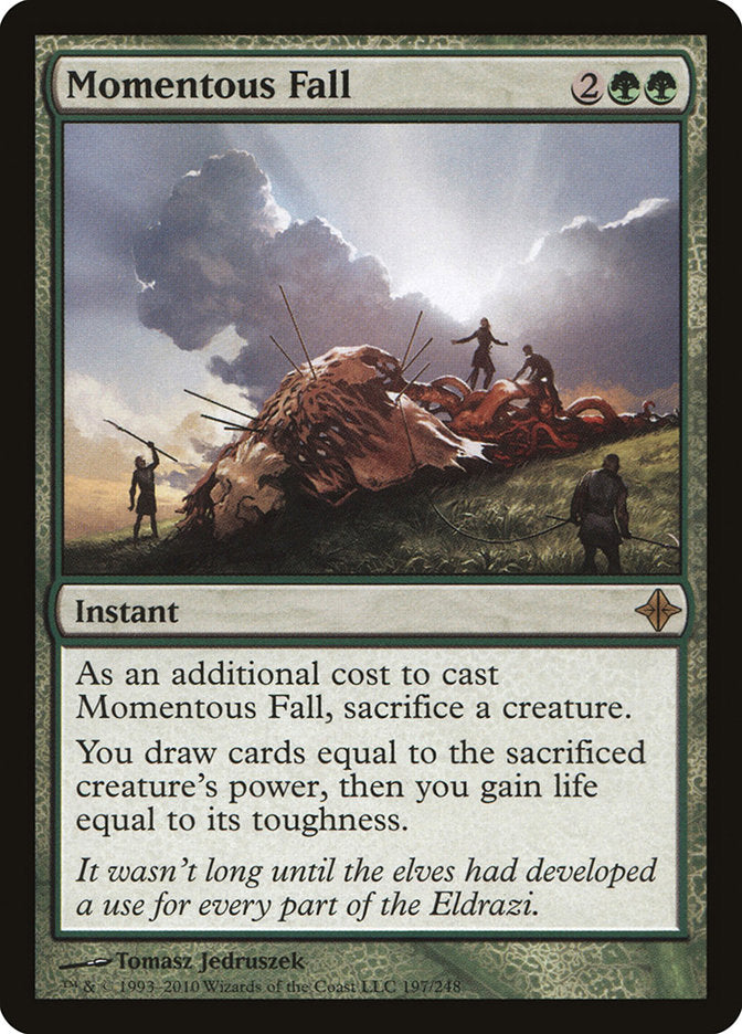 Momentous Fall [Rise of the Eldrazi] | Event Horizon Hobbies CA