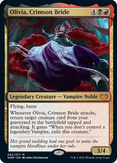 Olivia, Crimson Bride (Promo Pack) [Innistrad: Crimson Vow Promo Pack] | Event Horizon Hobbies CA