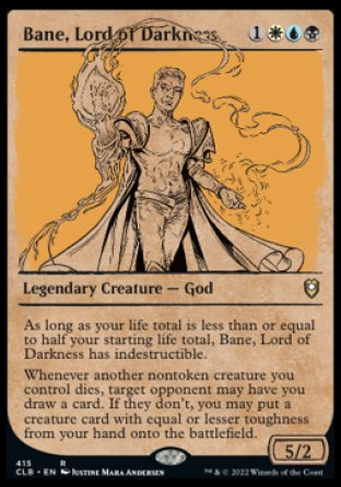 Bane, Lord of Darkness (Showcase) [Commander Legends: Battle for Baldur's Gate] | Event Horizon Hobbies CA